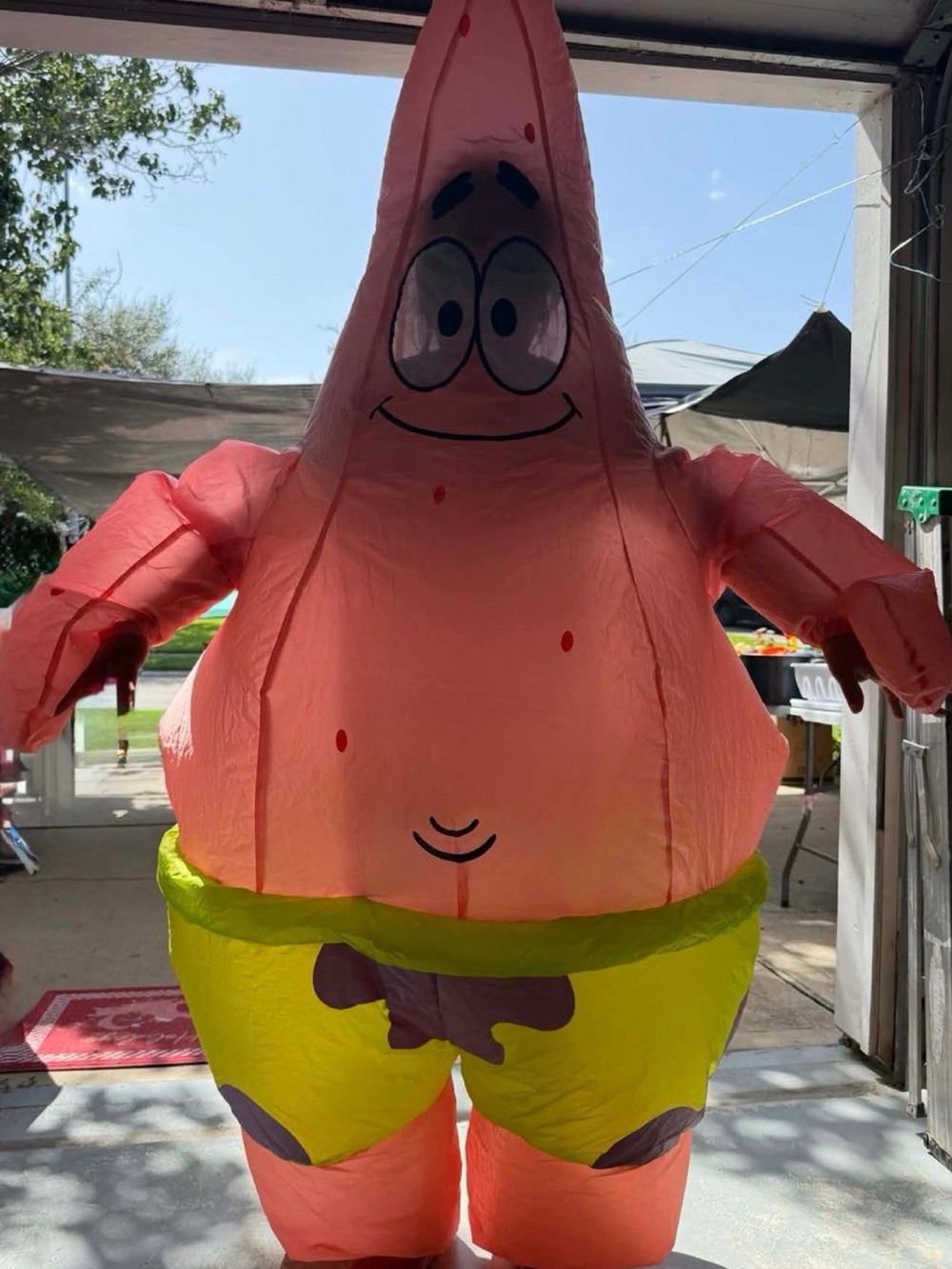 Adult Patrick Star Inflatable Costume